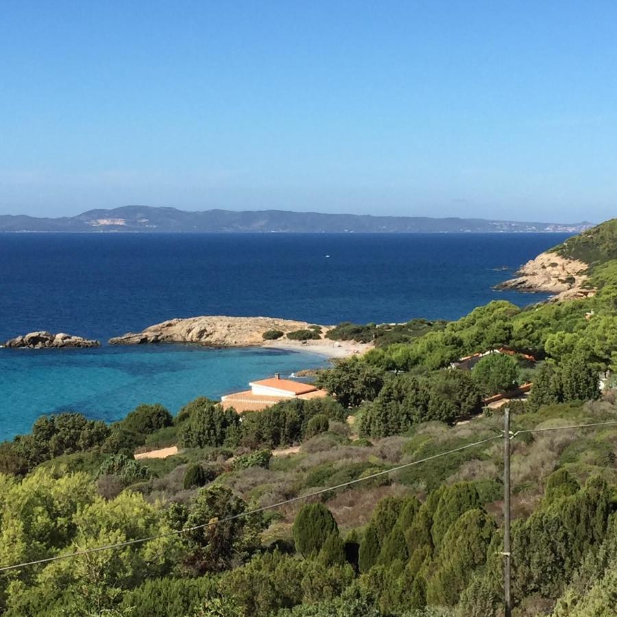 Villa Aquamarina Pavoncella Rossa Porto Pino Extérieur photo